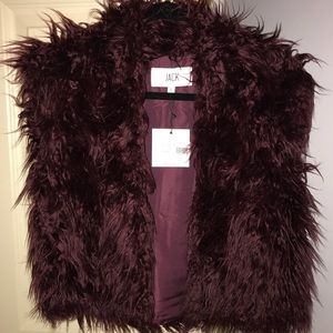 *NEW W/ TAGS* JACK faux fur vest
